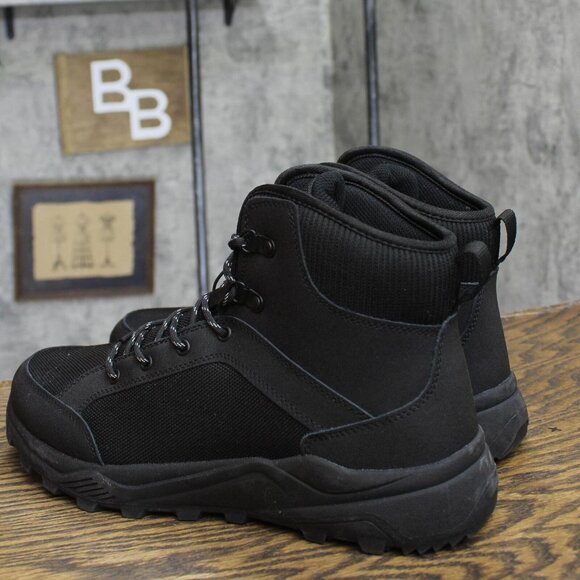 All In Motion Mens Doran Winter Hiker Boots 88235831 Black 10 - Picture 2 of 10